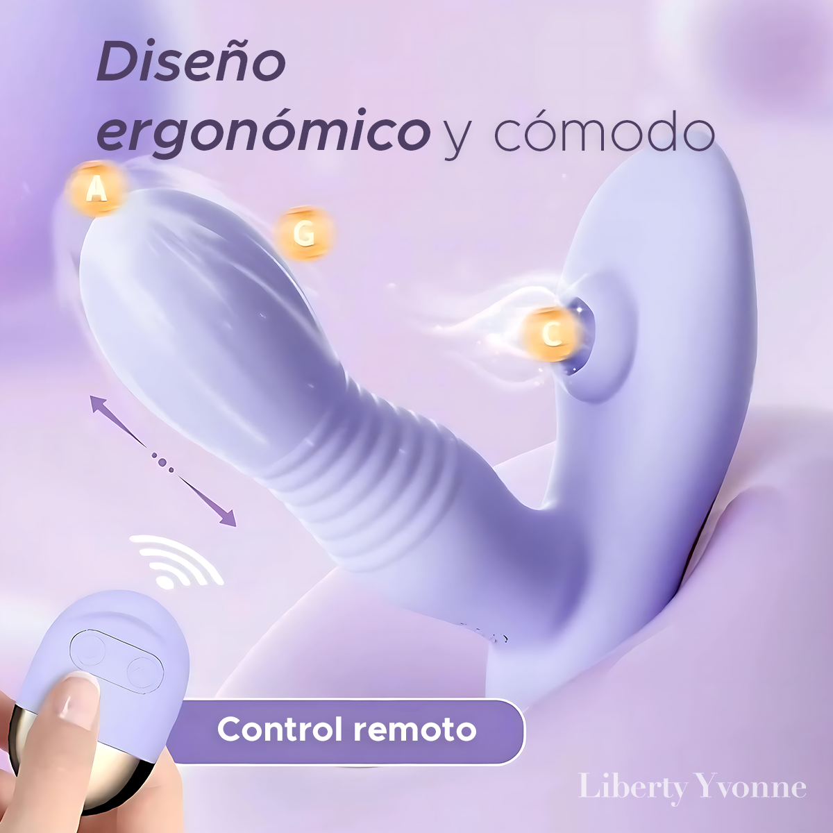 Succionador Vibrador Con Control Remoto Dabaena
