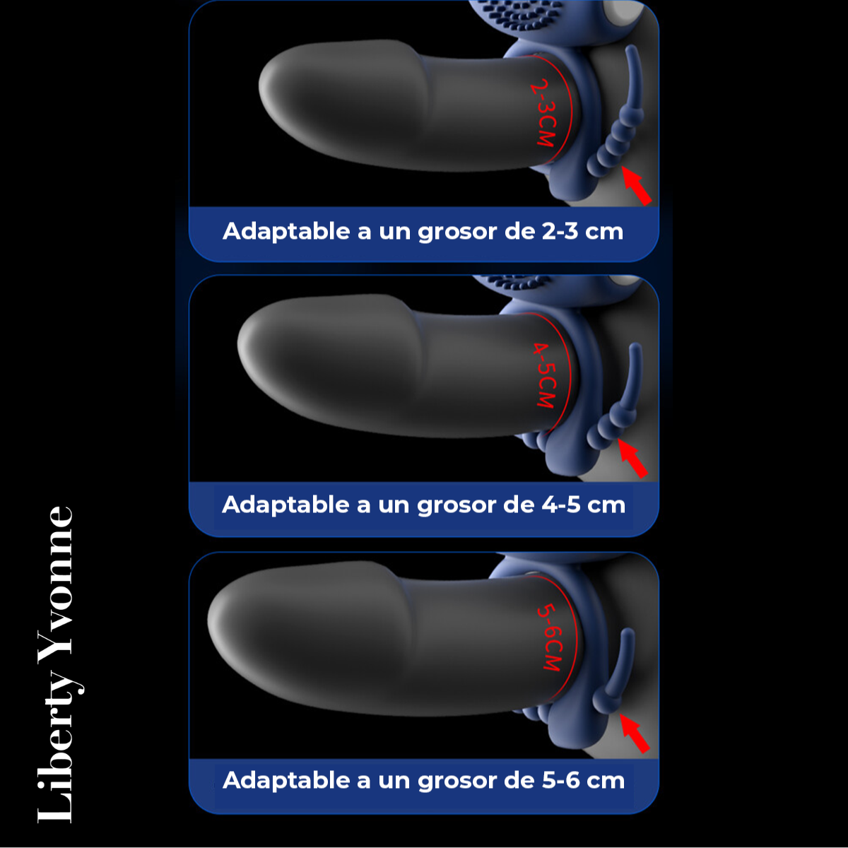 Anillo Retardante Duradero Con Vibrador Y Masajeador