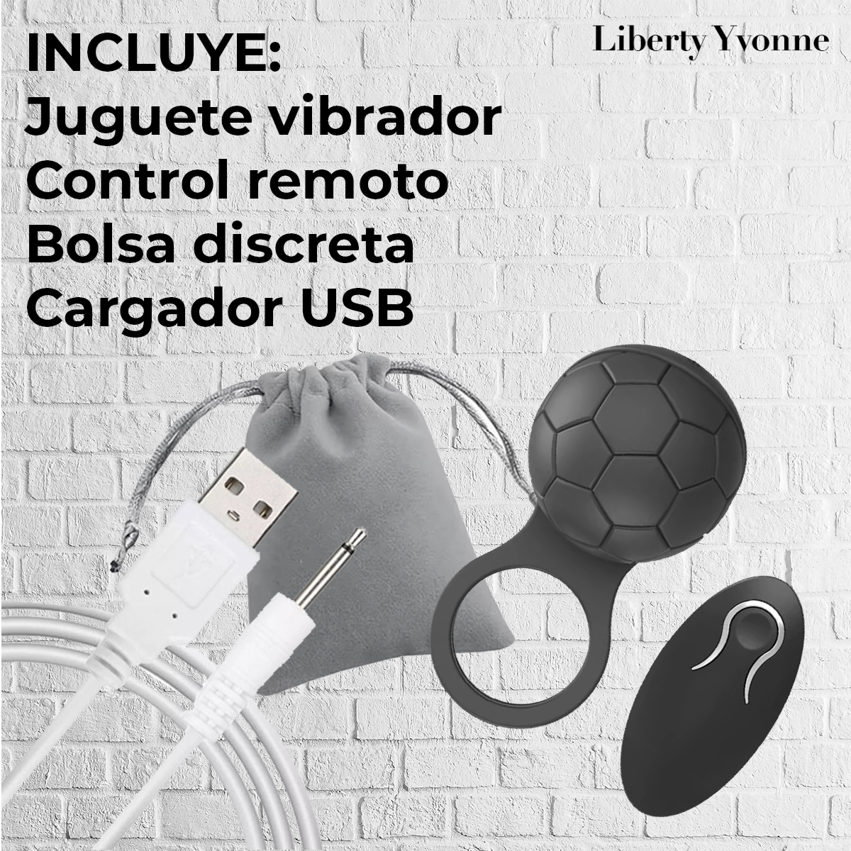 Anillo Retardante Balón Con Vibrador Y Control Remoto