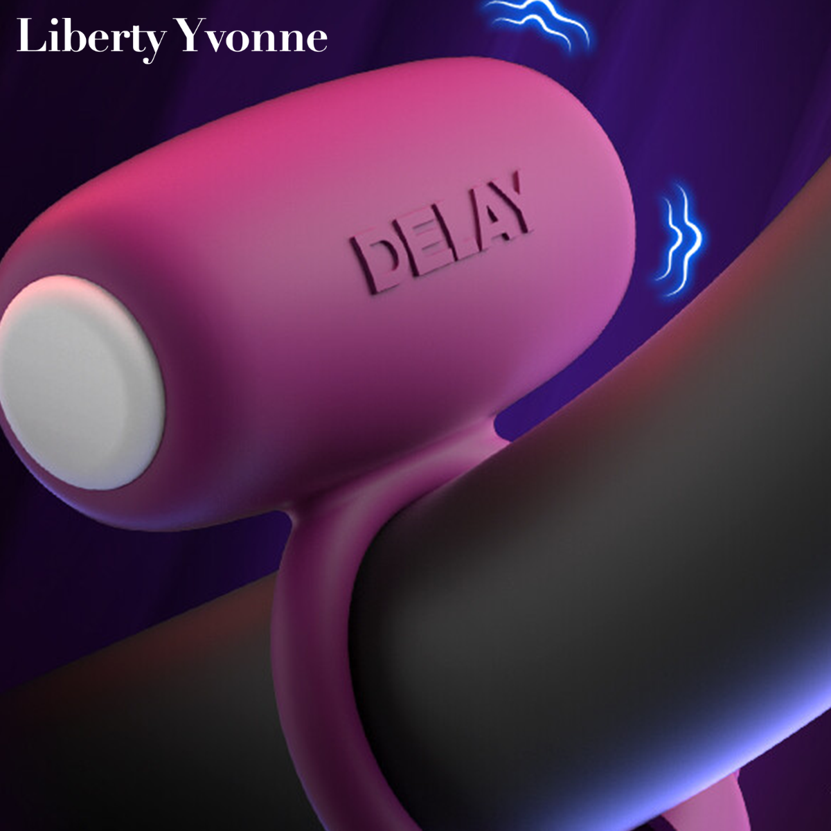 Anillo Retardante Duradero Con Vibrador Y Masajeador