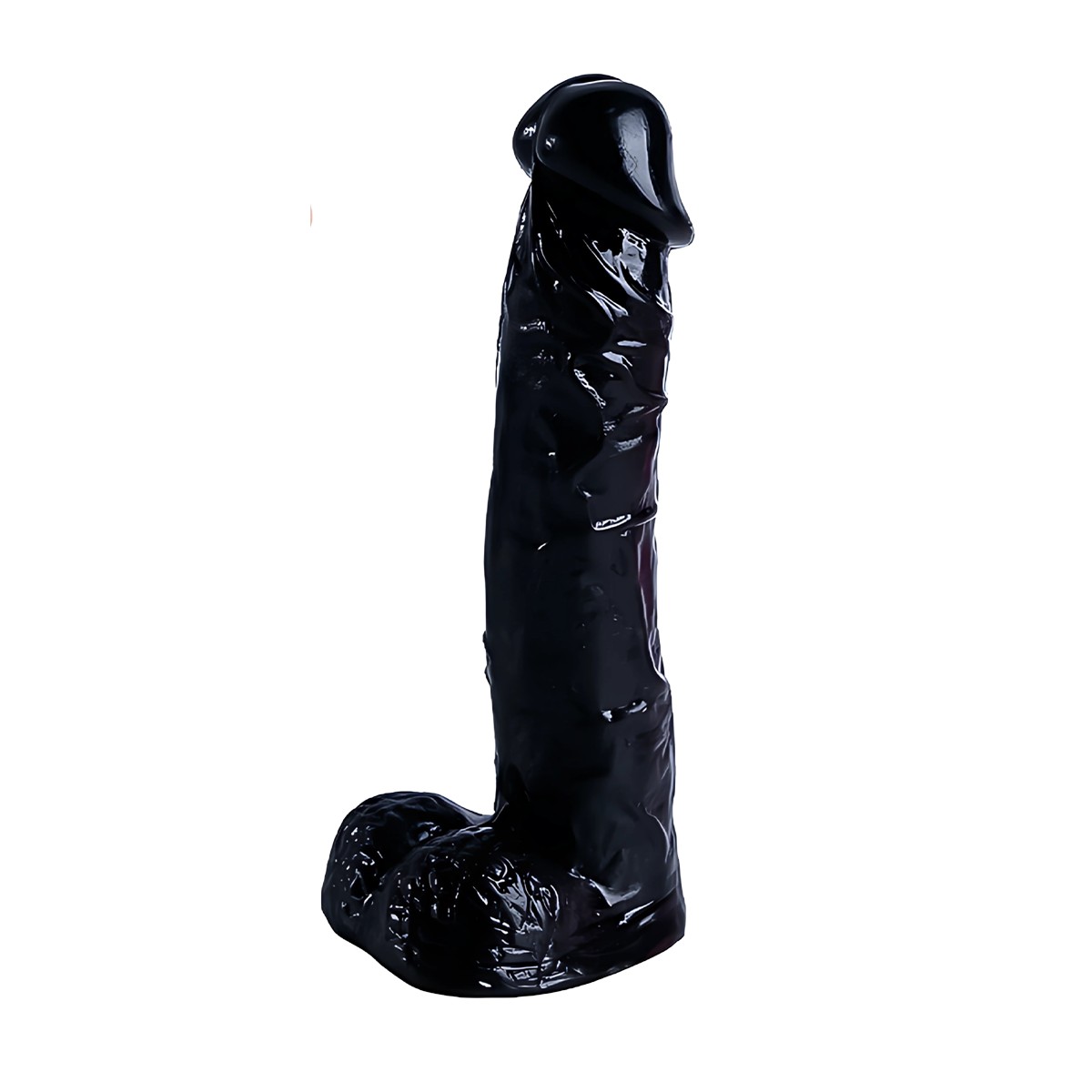 Consolador Realista Con Textura Silicona Suave Dildo Recto 8"