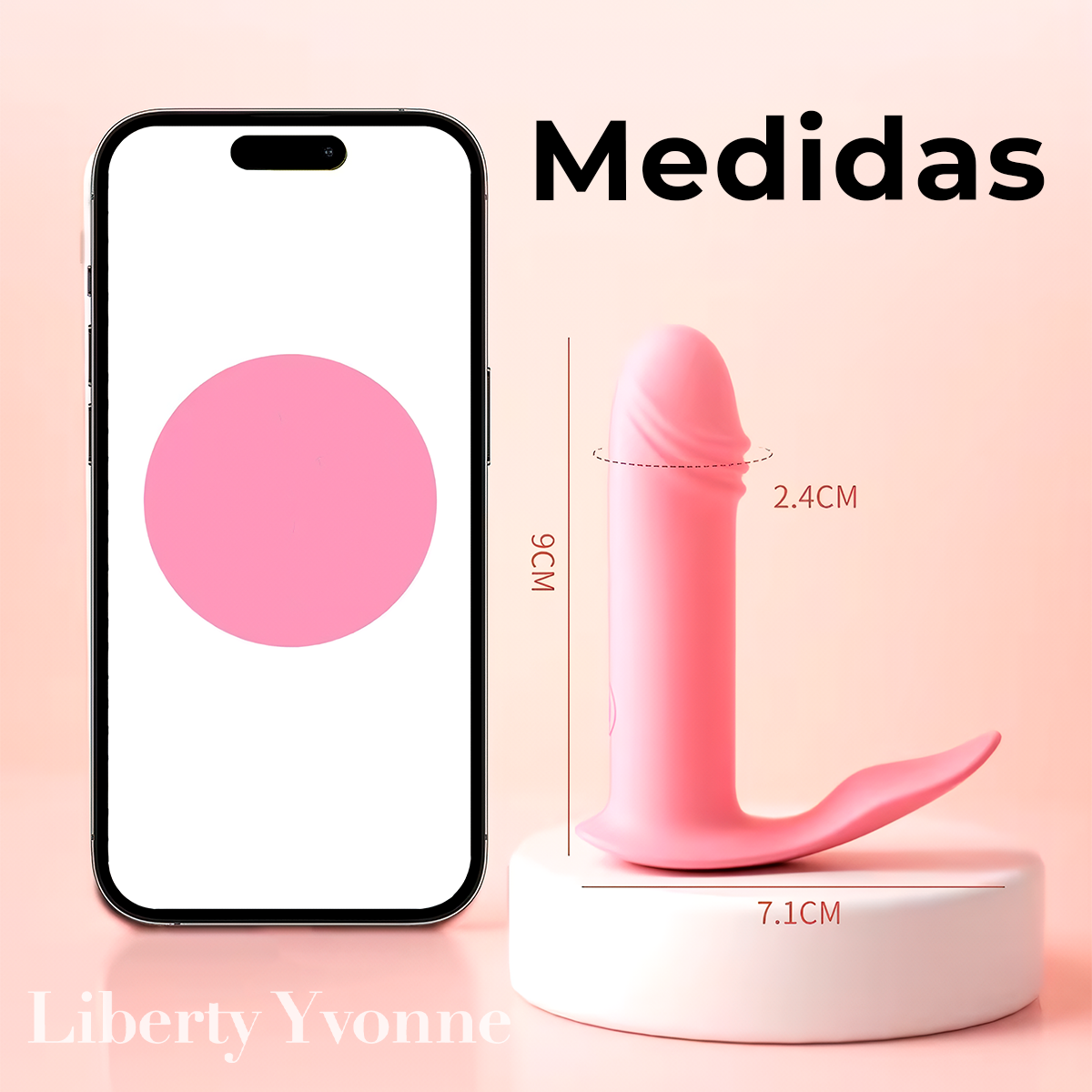 Vibrador Vaginal Smart De Silicona Suave Estimulador