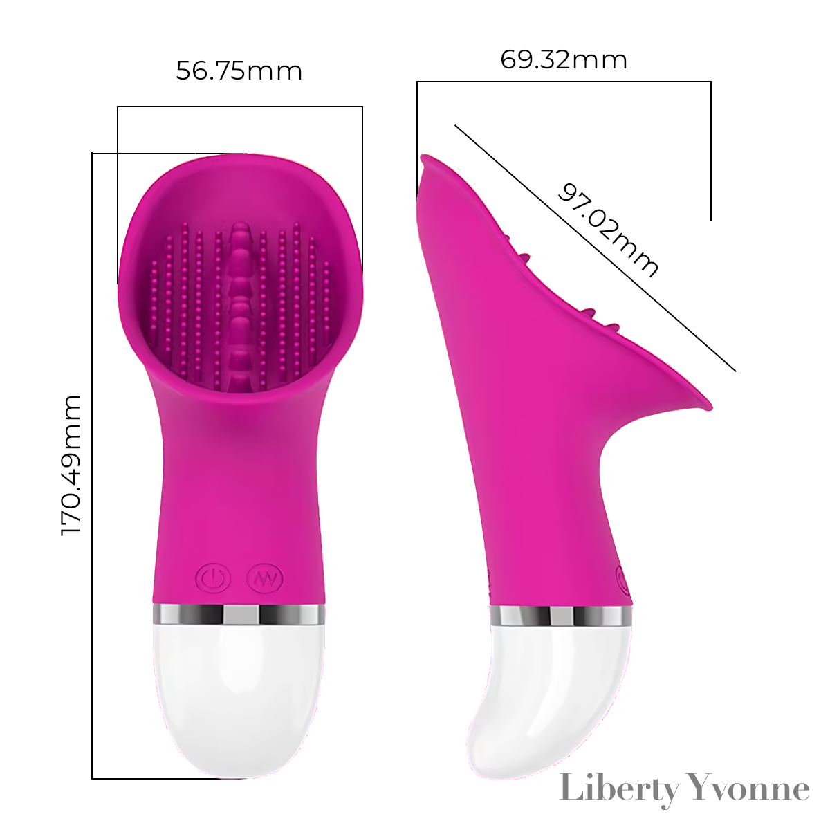 Vibrador Y Masajeador Con Interior Texturizado Estimulador
