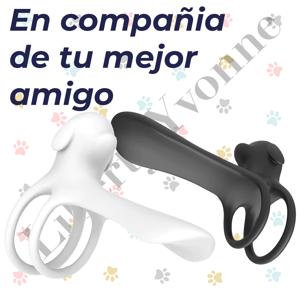 Anillo Retardante Perrito Con Vibrador Y Control Remoto
