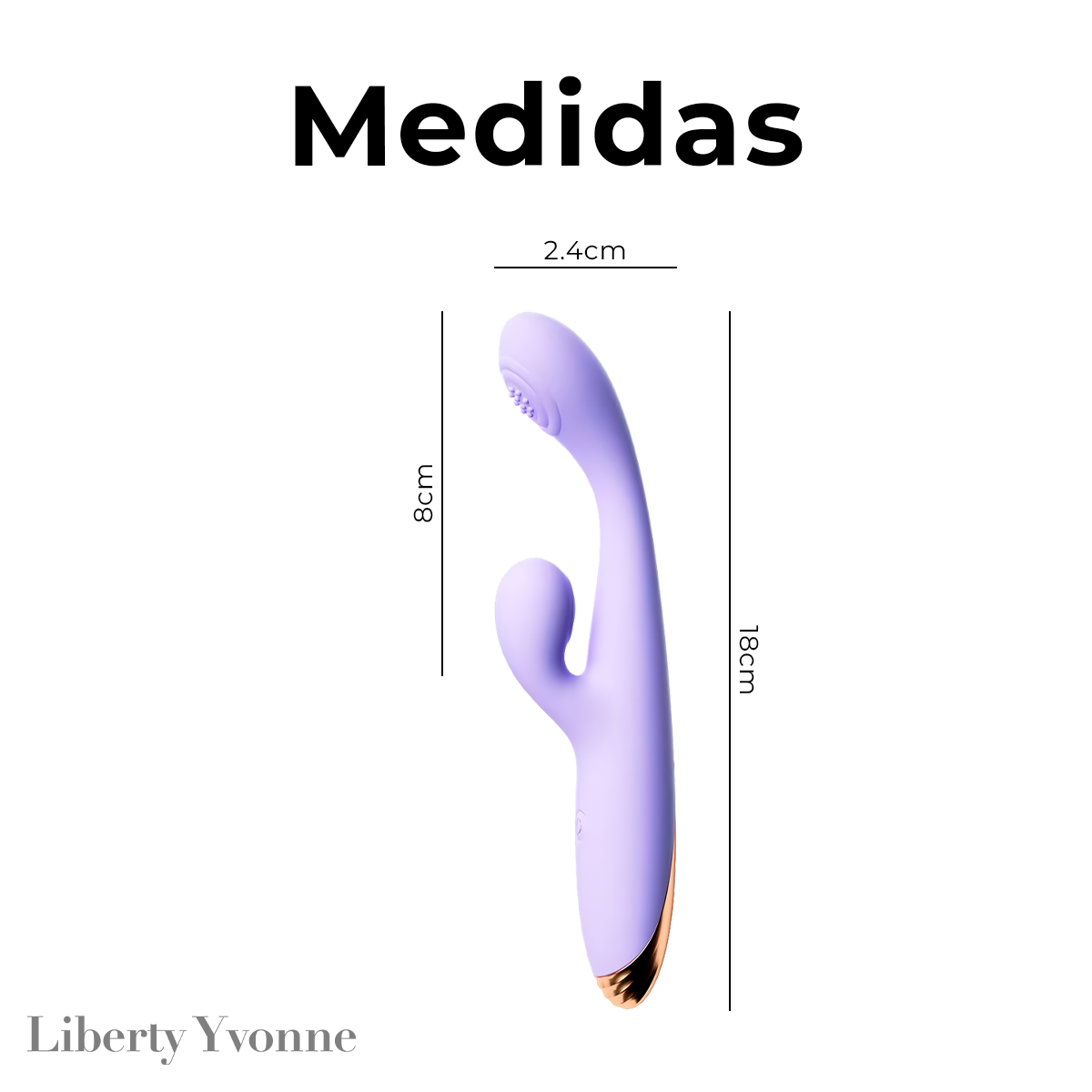 Vibrador Dual Marea Vaginal Estimulador Clitorial