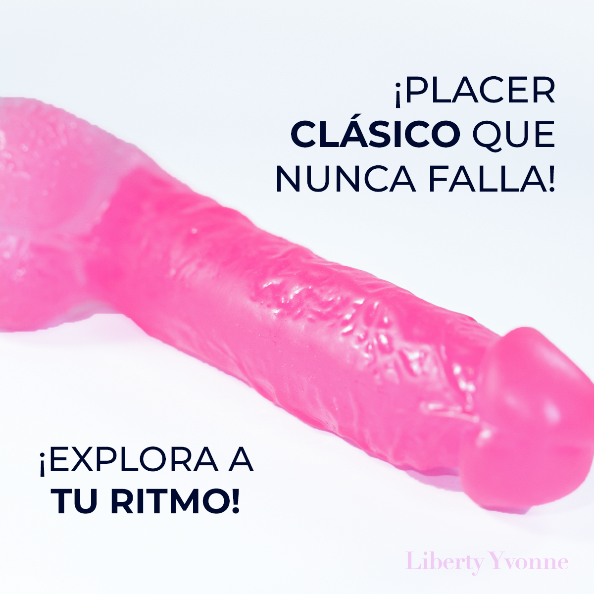 Consolador Realista Con Textura Silicona Suave Dildo Recto 8"