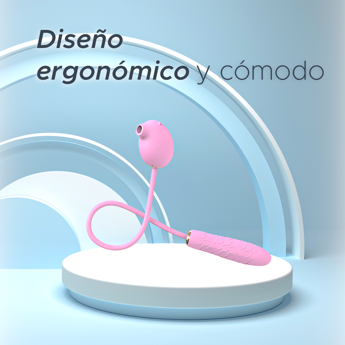 Succionador Vibrador Dual Clítoris Y Pezones