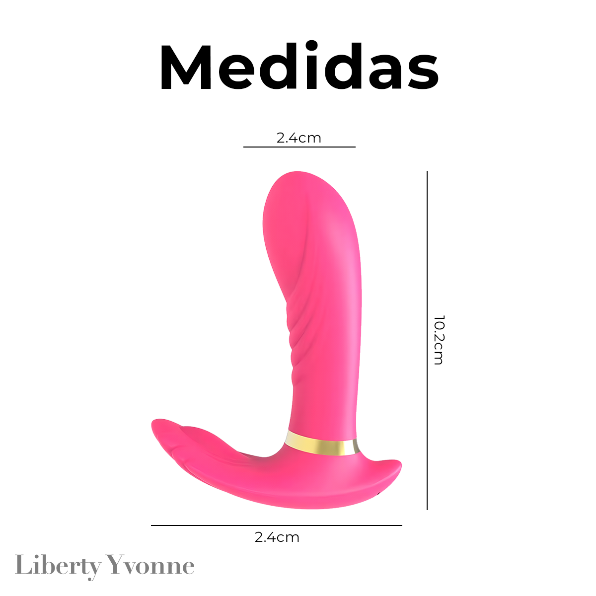 Vibrador Vaginal Portátil Estimulador Silicona Suave