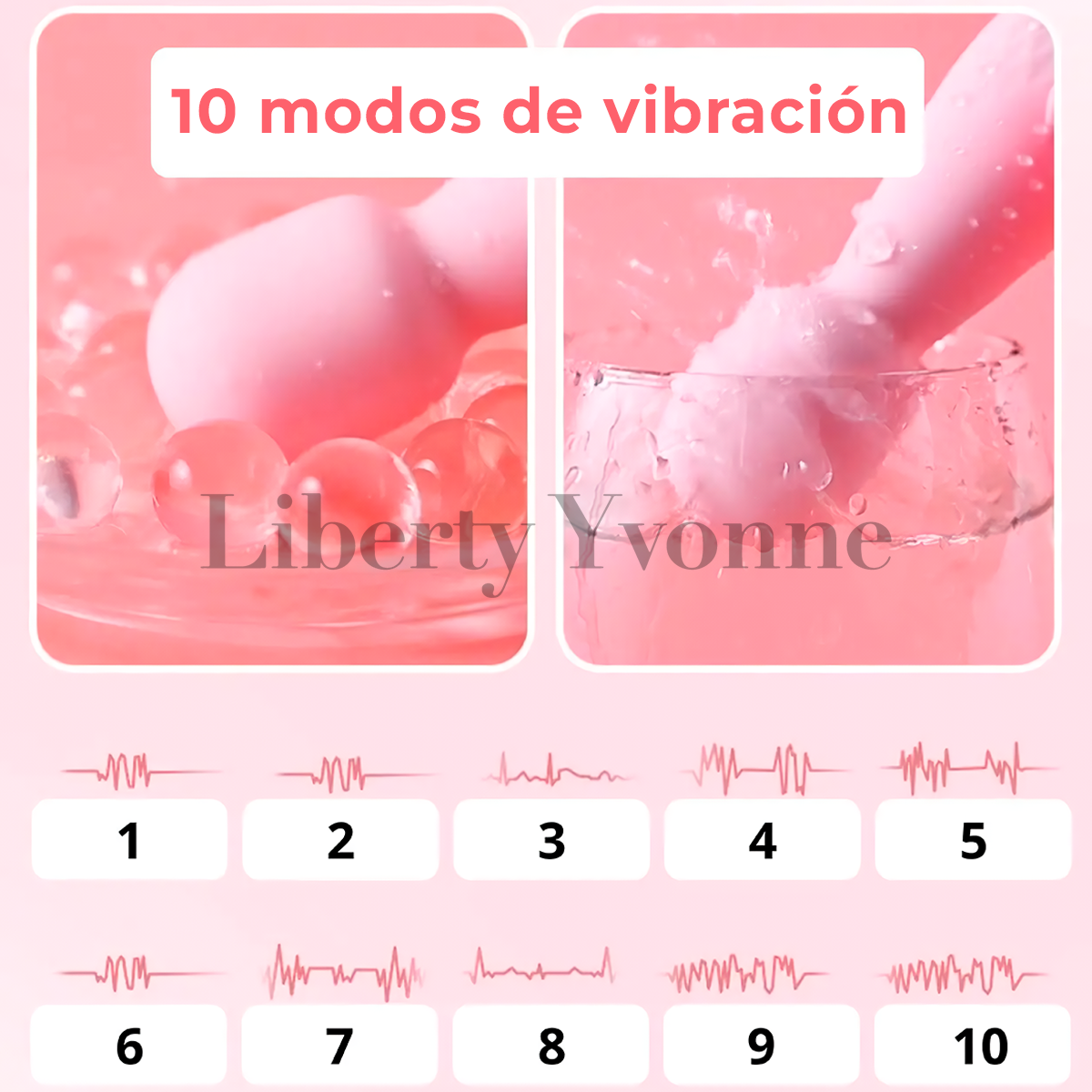 Mini Bastón Vibrador Silicona Suave