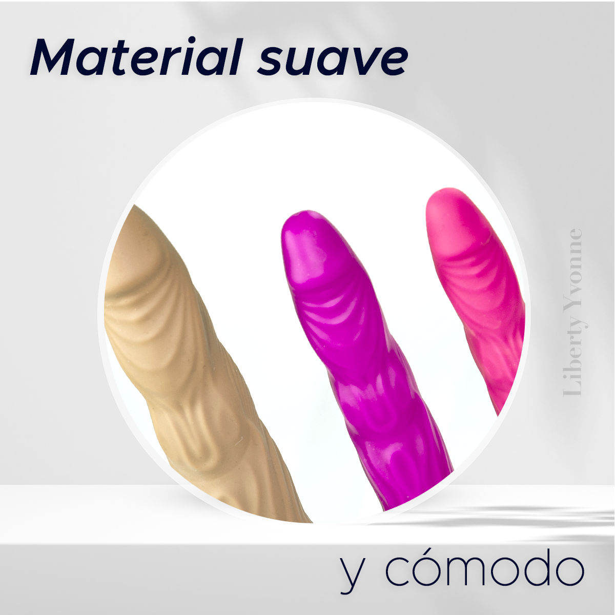 Consolador Dildo Con Ventosa Olas De Silicona Suave
