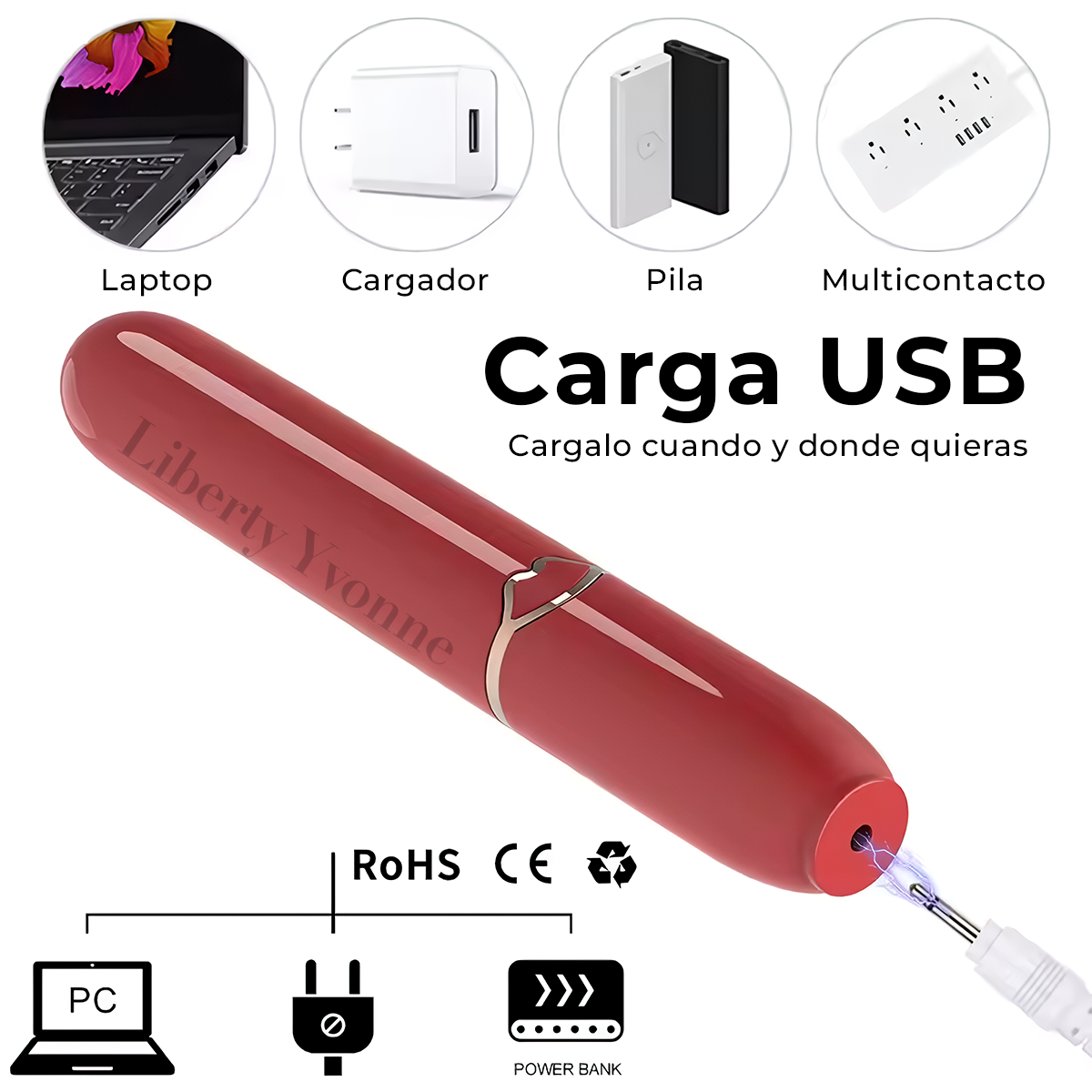 Vibrador Vaginal Labial Silicona Hipoalergénica Estimulador