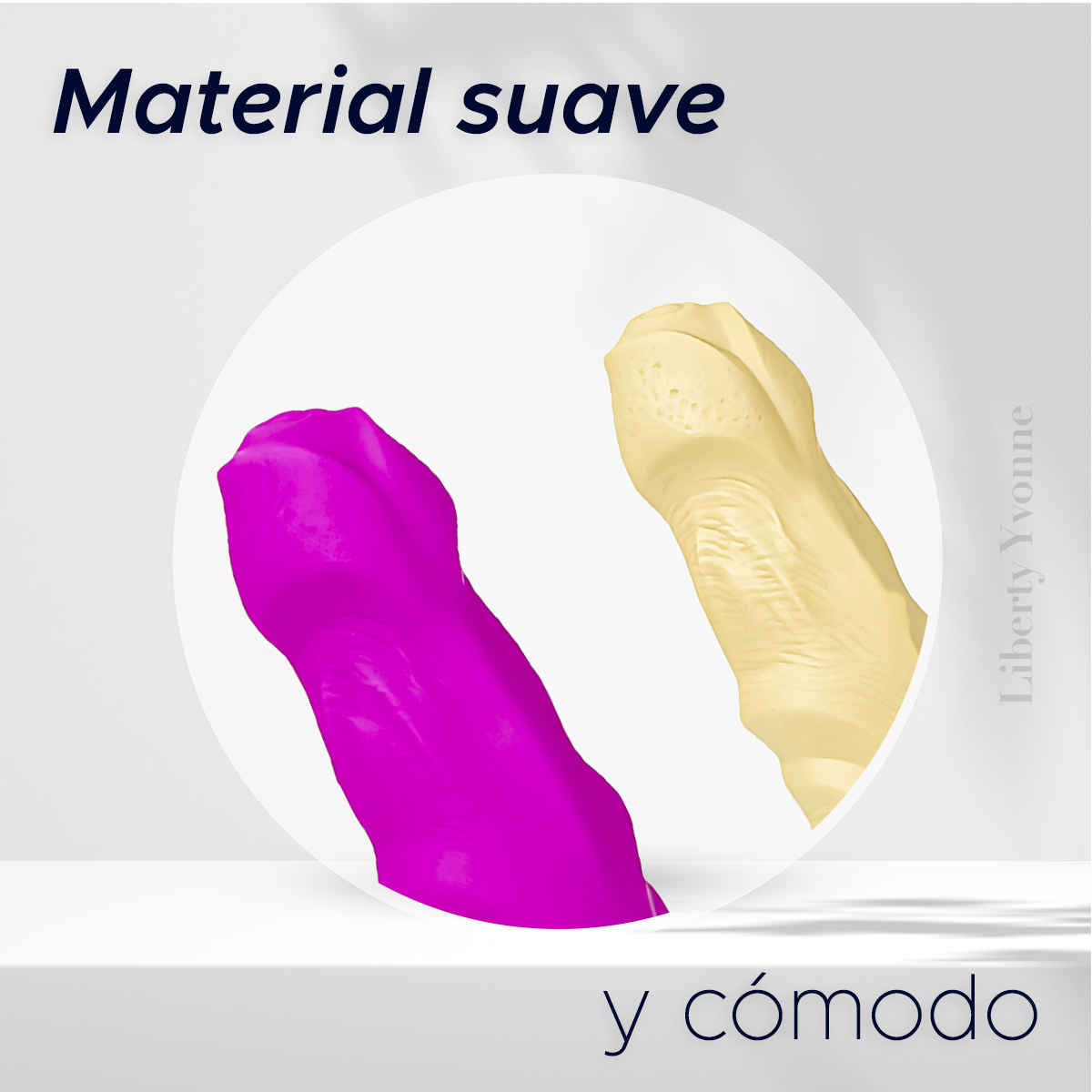 Consolador Dildo Con Ventosa Bordes De Silicona Suave