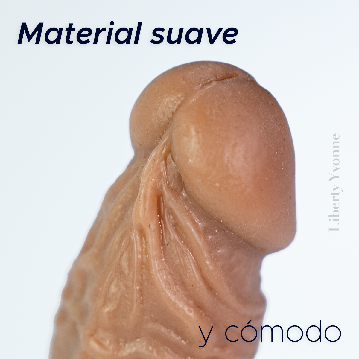 Consolador Realista Con Textura De Silicona Suave 5"