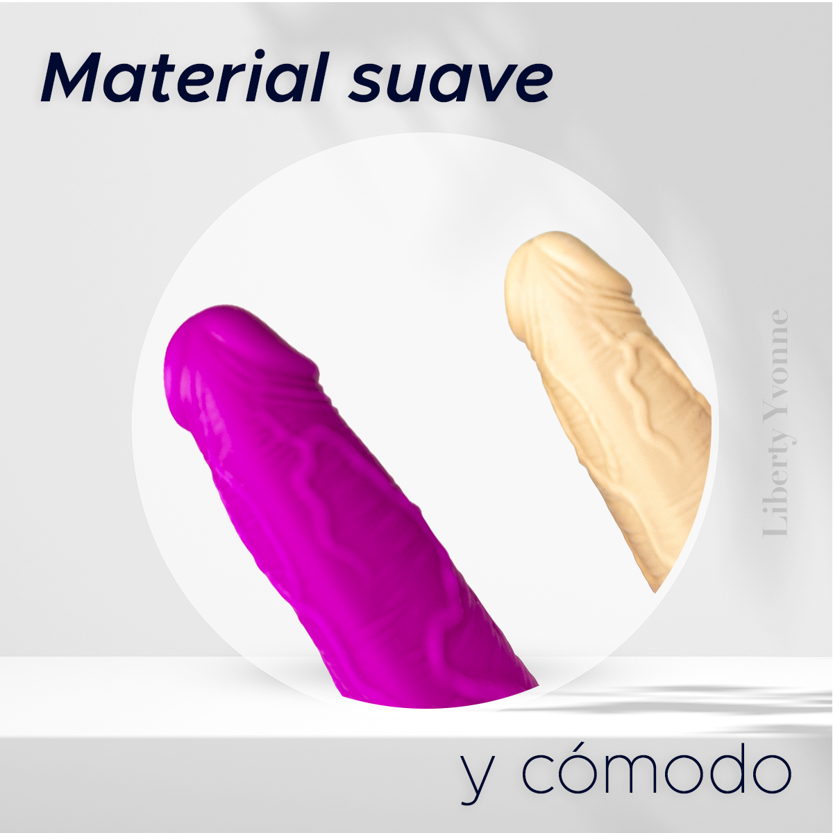 Consolador Dildo Con Ventosa Textura Realista De Silicona Suave