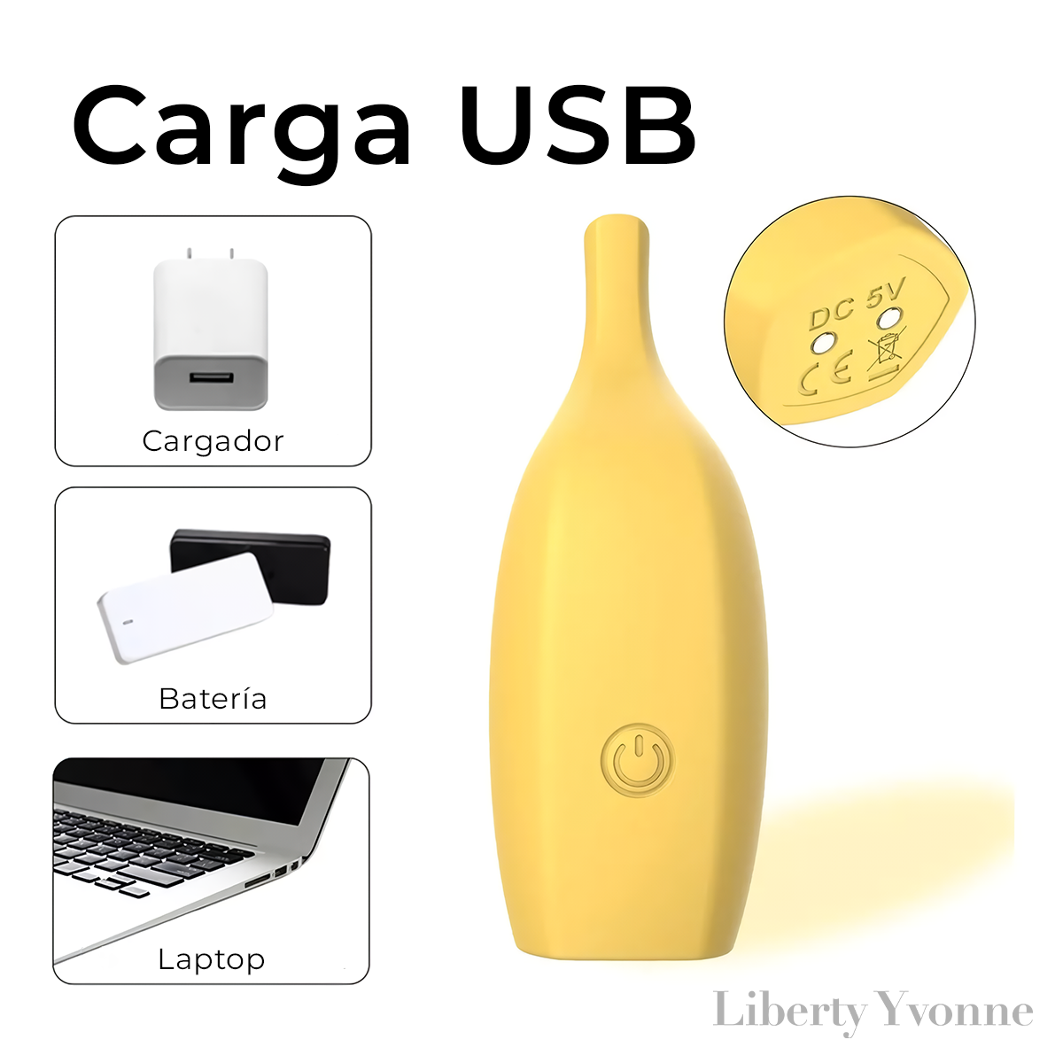 Vibrador Frutal Para Clitoris Diseño Discreto Y Divertido
