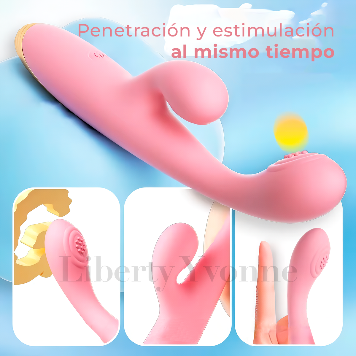 Vibrador Dual Marea Vaginal Estimulador Clitorial