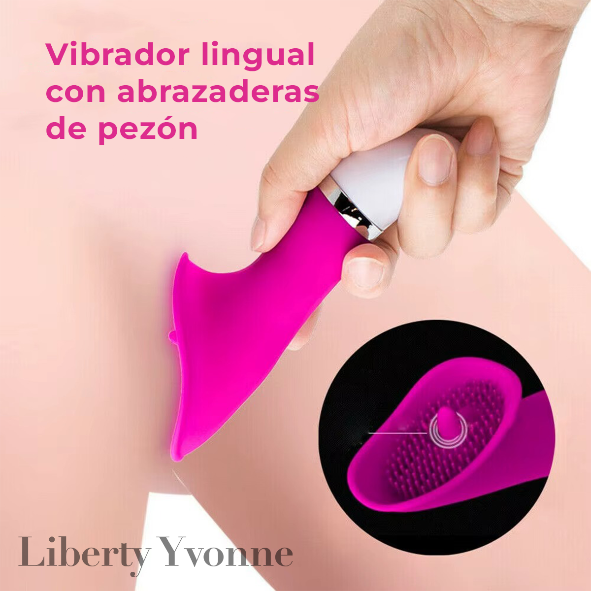 Vibrador Y Masajeador Con Interior Texturizado Estimulador