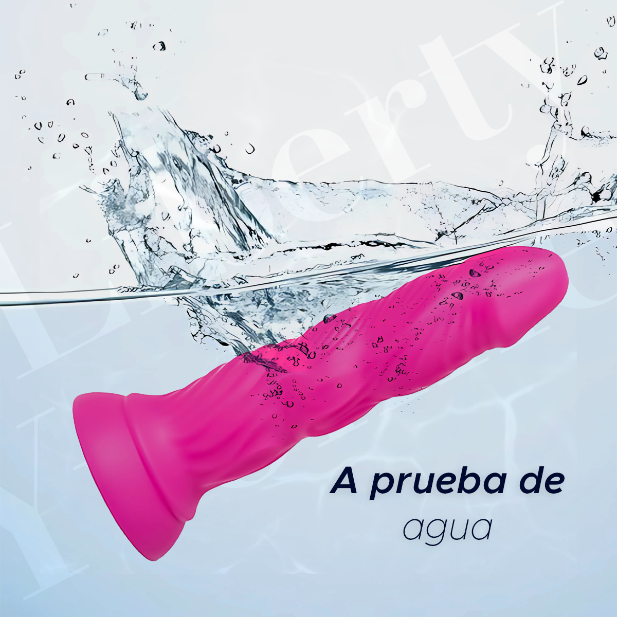 Consolador Dildo Con Ventosa Olas De Silicona Suave