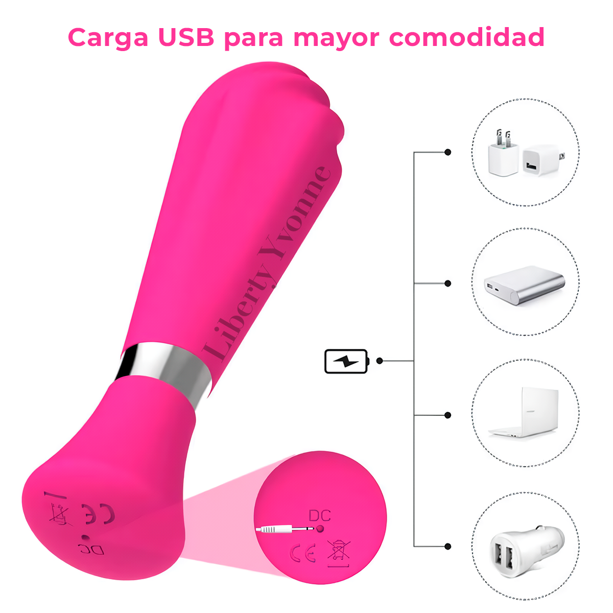 Vibrador Vaginal Helado Estimulador Silicona Hipoalergénica