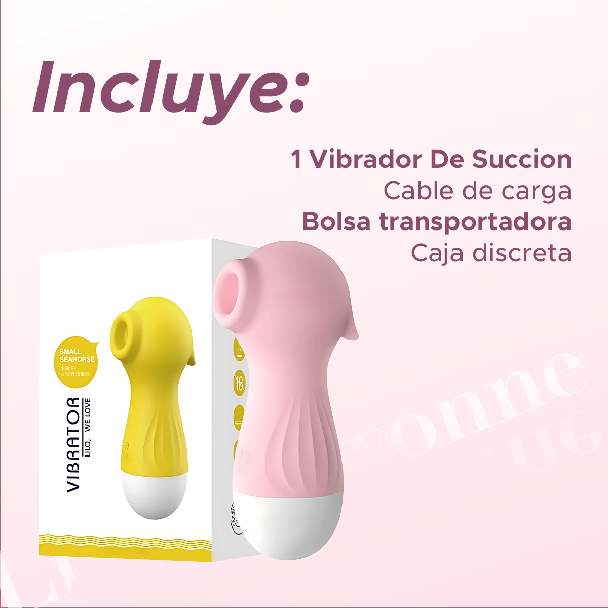Succionador Clítoris Caballito De Mar Vibrador Estimulador