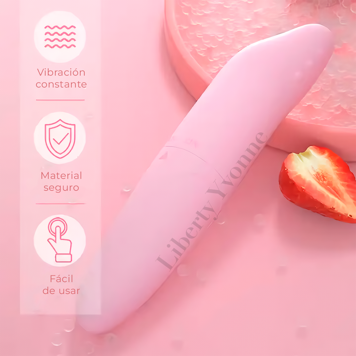 Vara Vaginal Delfín De Silicona Hipoalergénica Tacto Suave