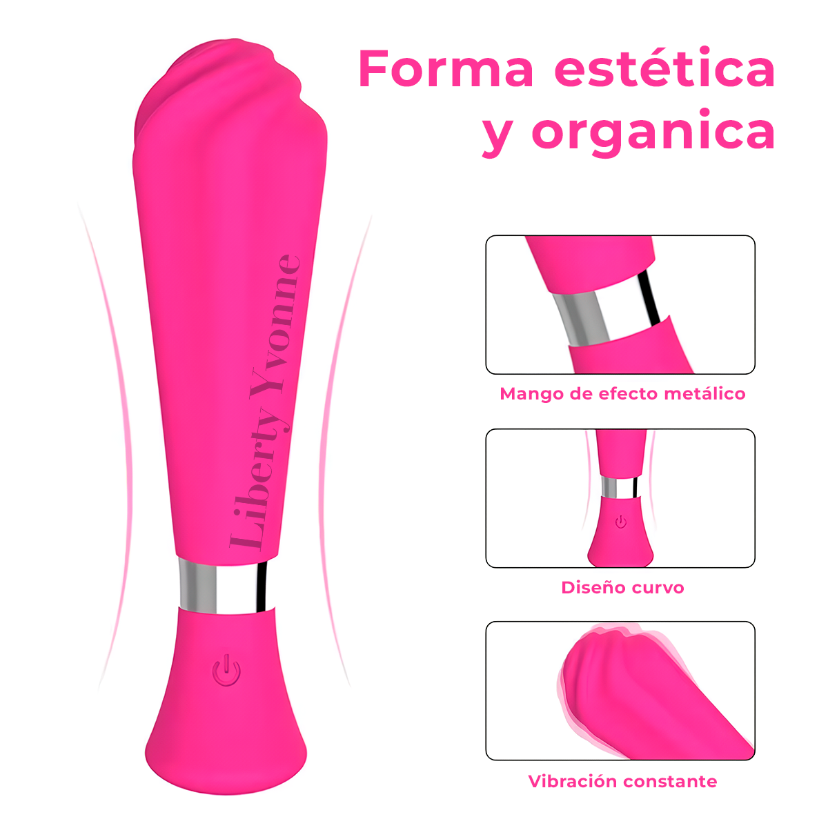 Vibrador Vaginal Helado Estimulador Silicona Hipoalergénica