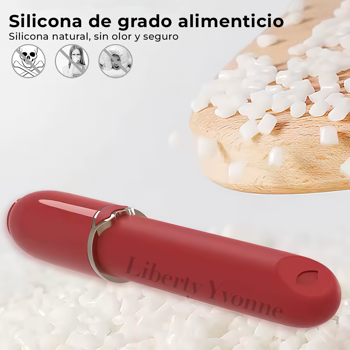 Vibrador Vaginal Labial Silicona Hipoalergénica Estimulador