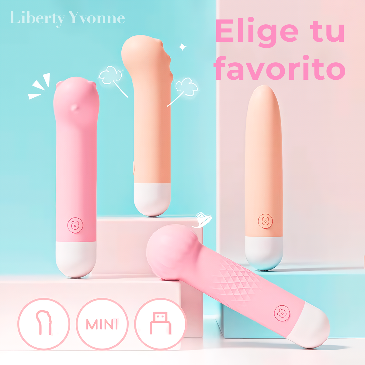 Vara Vaginal Figuras De Silicona Hipoalergénica