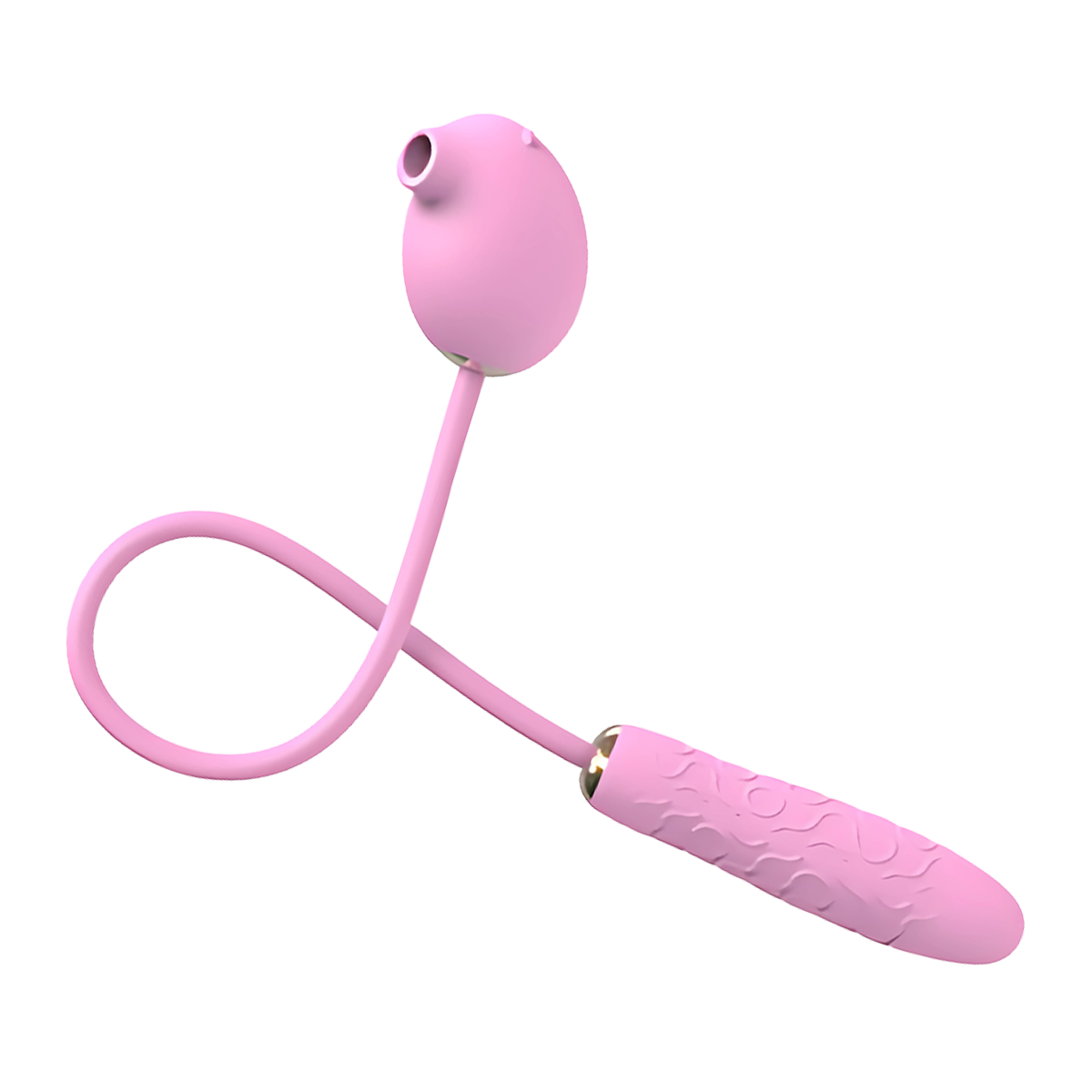 Succionador Vibrador Dual Clítoris Y Pezones