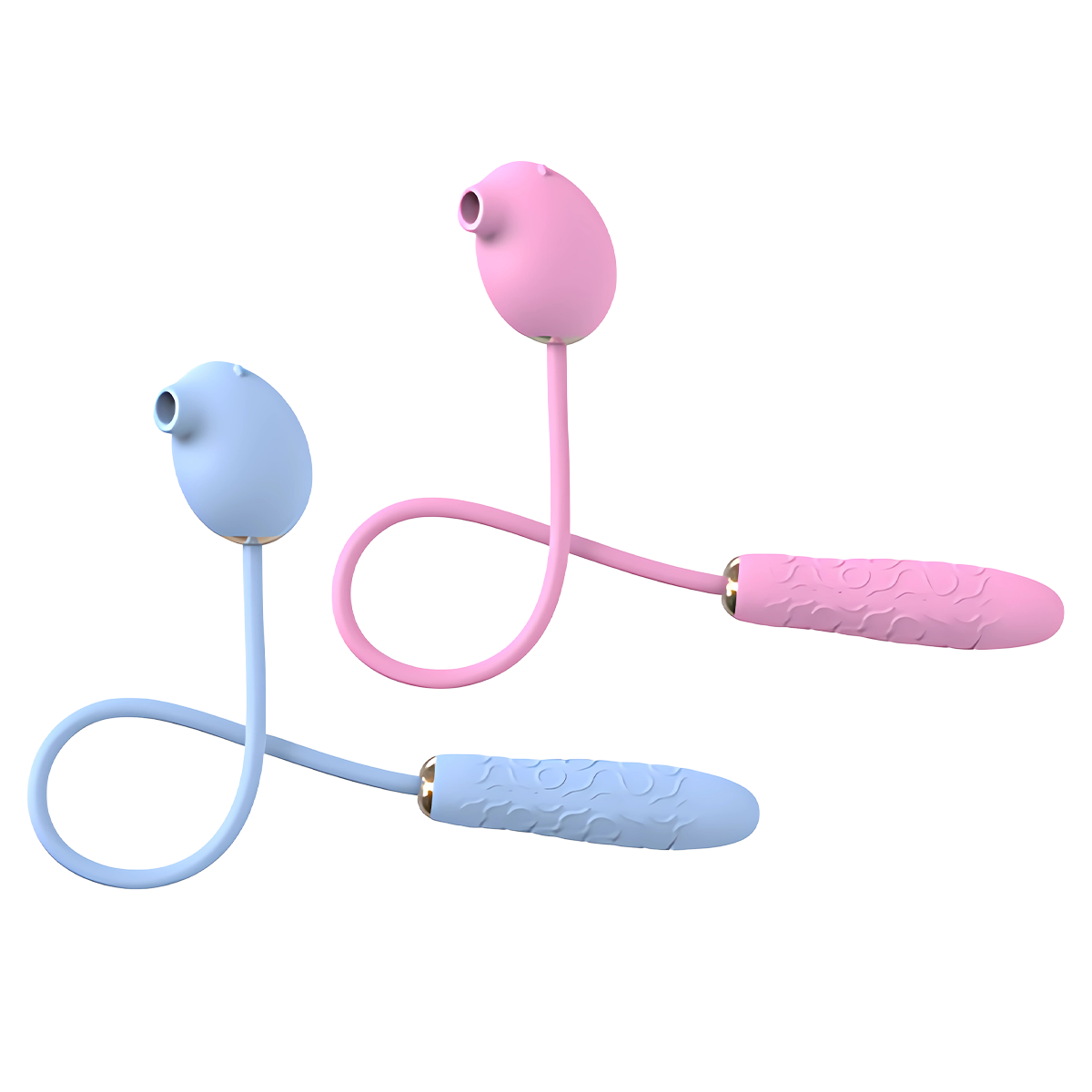 Succionador Vibrador Dual Clítoris Y Pezones