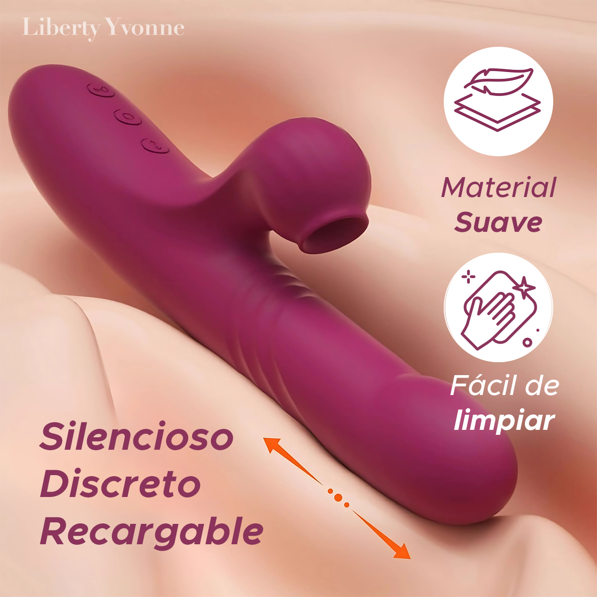 Vara Succionador De Clítoris Recargable Y Silencioso
