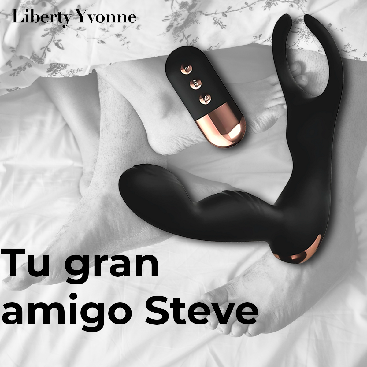 Plug Anal Steve Silicona Suave Con Control Remoto