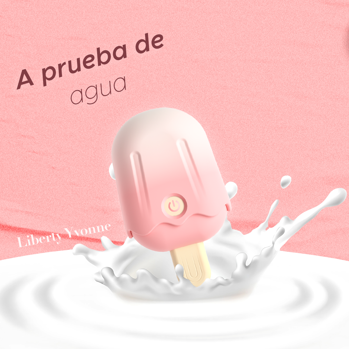 Ice Cream Succionador Con Vibrador Discreto