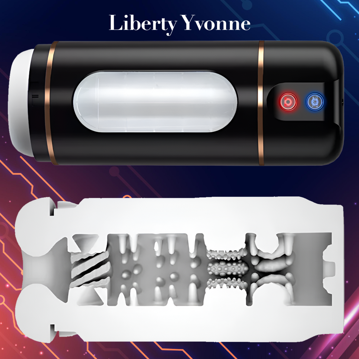 Masturbador Masculino Vaso Cool Vibrador Estimulador