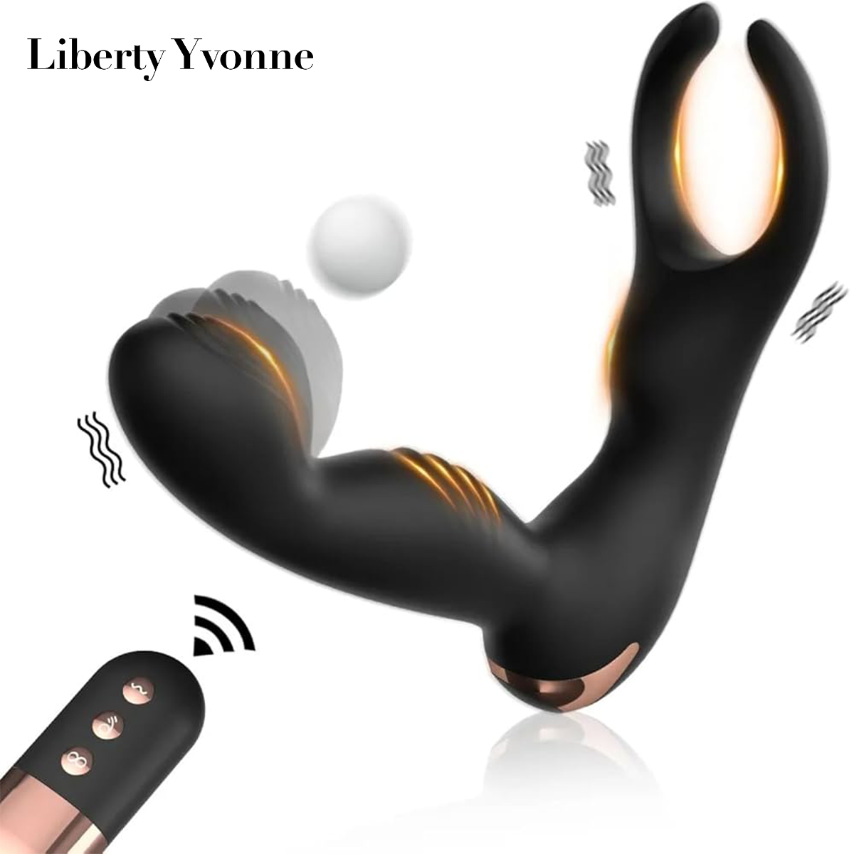 Plug Anal Steve Silicona Suave Con Control Remoto