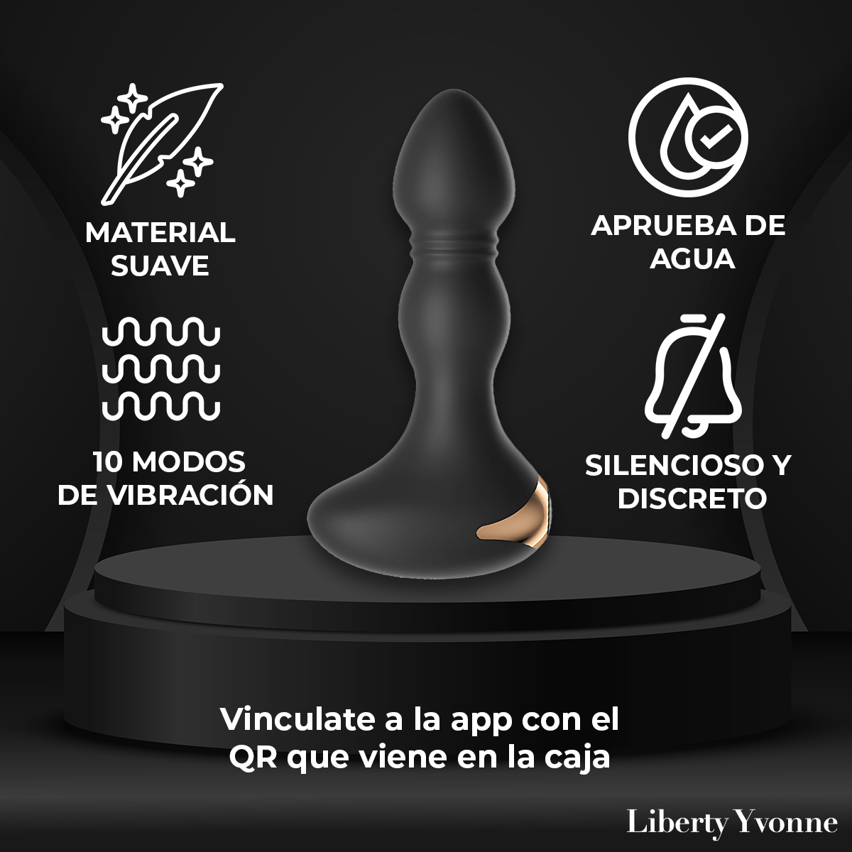Plug Anal Diferentes Formas Silicona Hipoalergénica