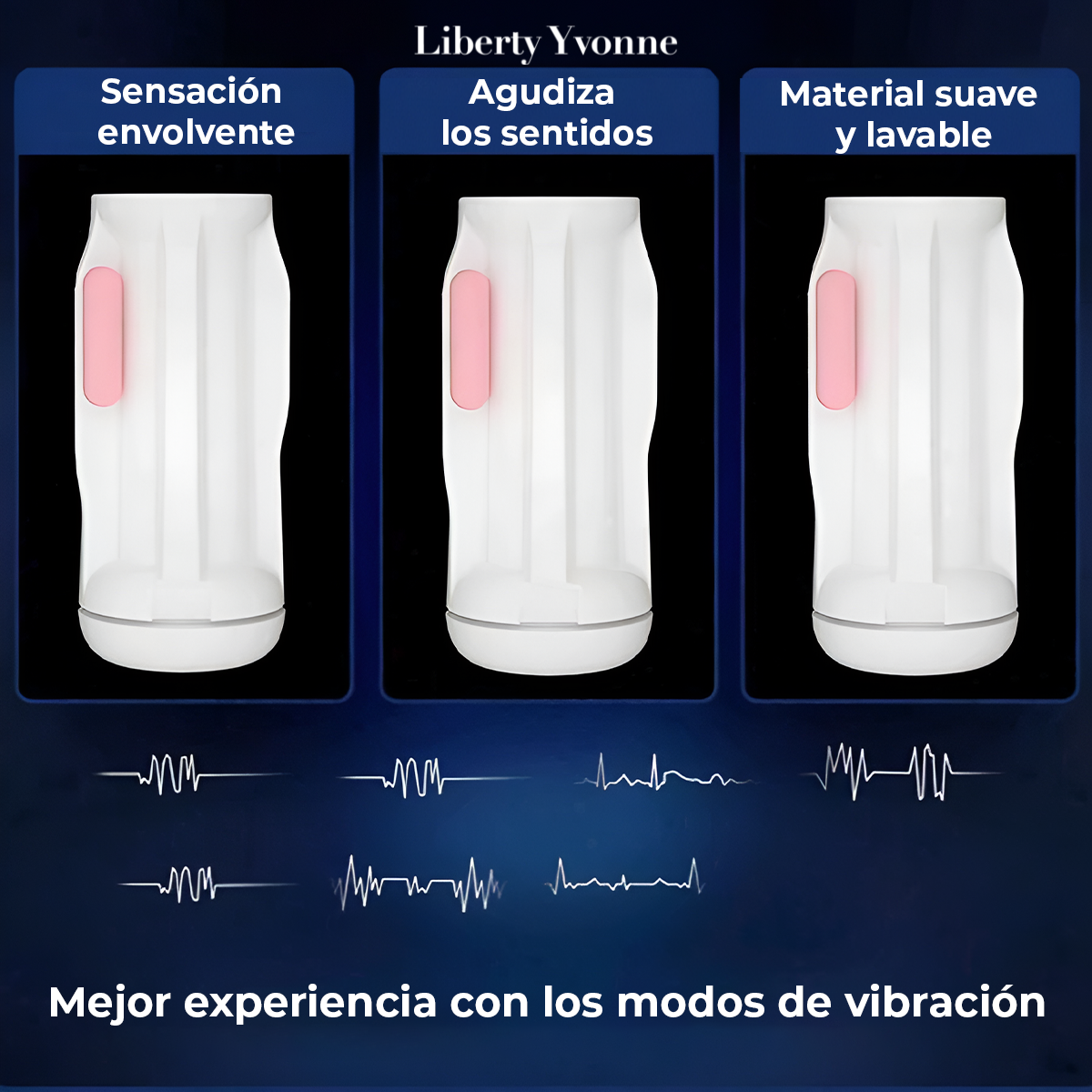 Masturbador Masculino Vaso Cool Vibrador Estimulador