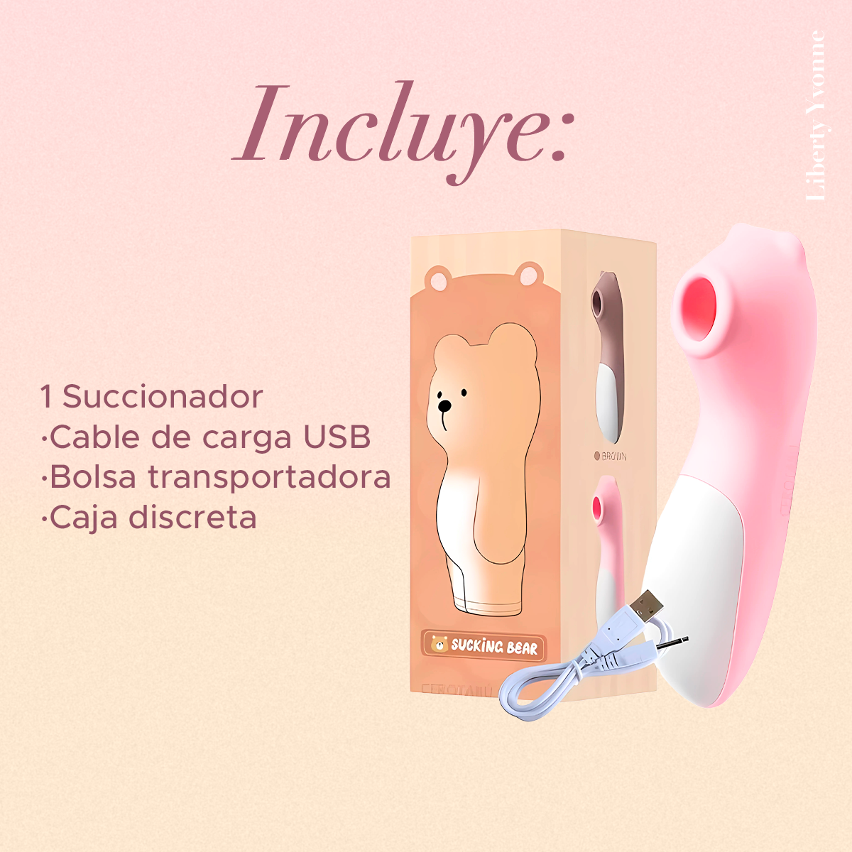 Succionador Clítoris Y Pezones Oso Vibrador Estimulador