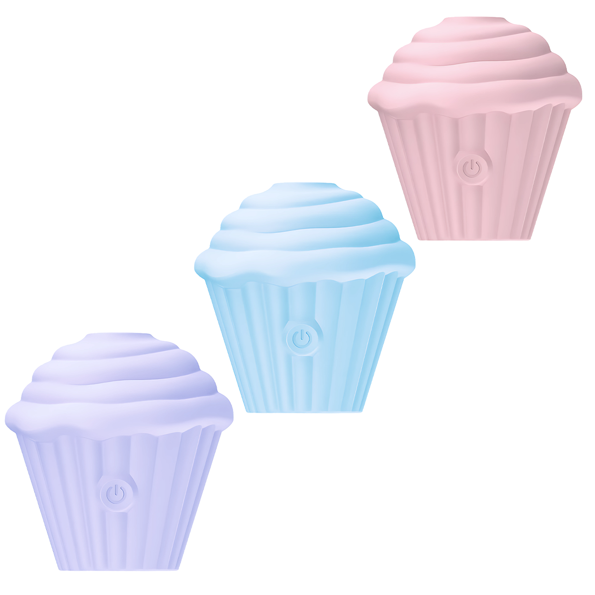 Succionador De Clítoris Cupcake Recargable Silencioso