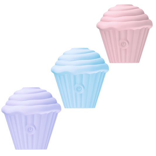 Succionador De Clítoris Cupcake Recargable Silencioso