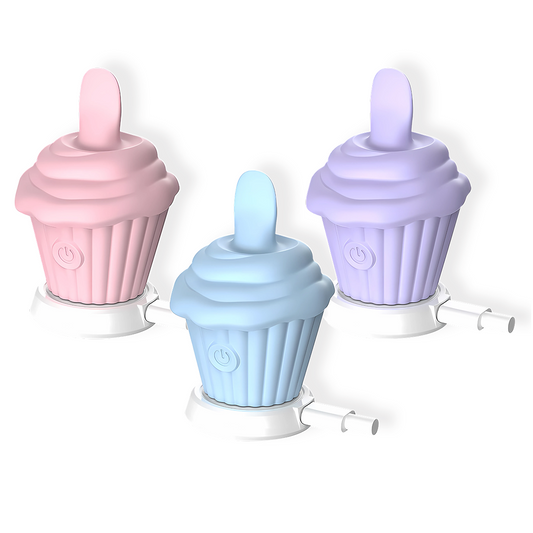 Masajeador De Clítoris Cupcake Recargable Silencioso