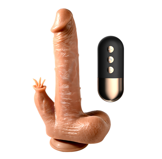 Vibrador Vaginal Estimulador Con Control Remoto Y Ventosa
