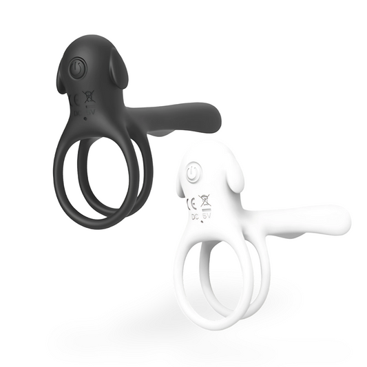 Anillo Retardante Perrito Con Vibrador Y Control Remoto
