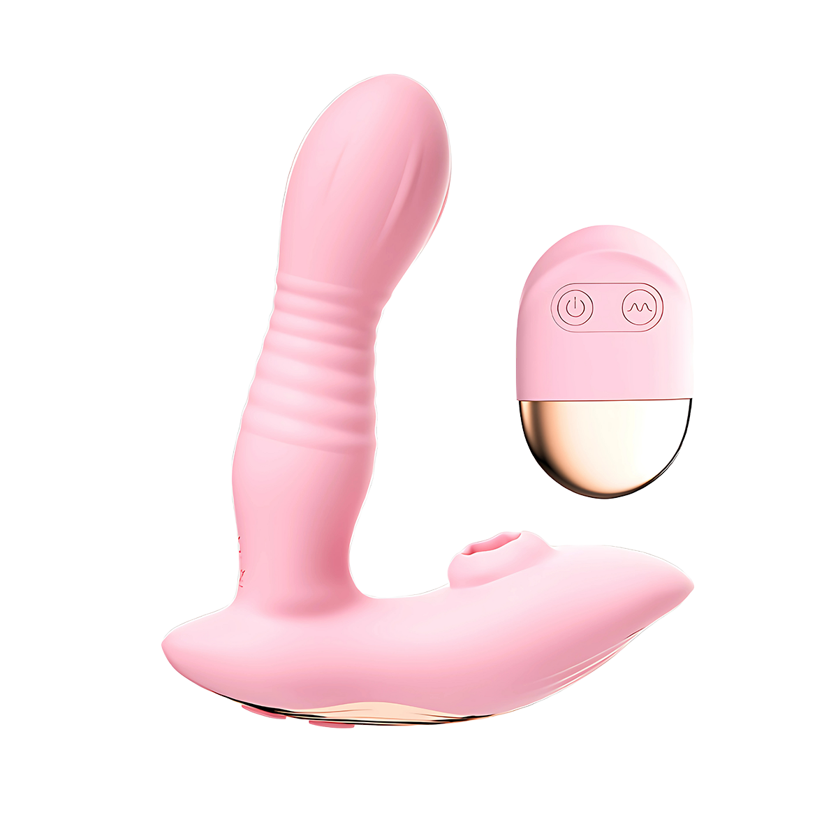Succionador Vibrador Con Control Remoto Dabaena