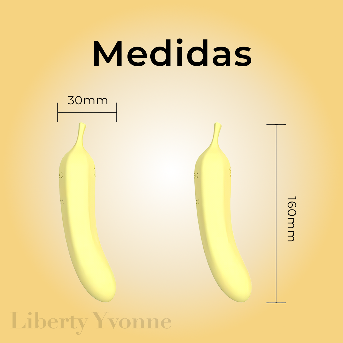 Vibrador Banano De Silicona Suave Al Tacto
