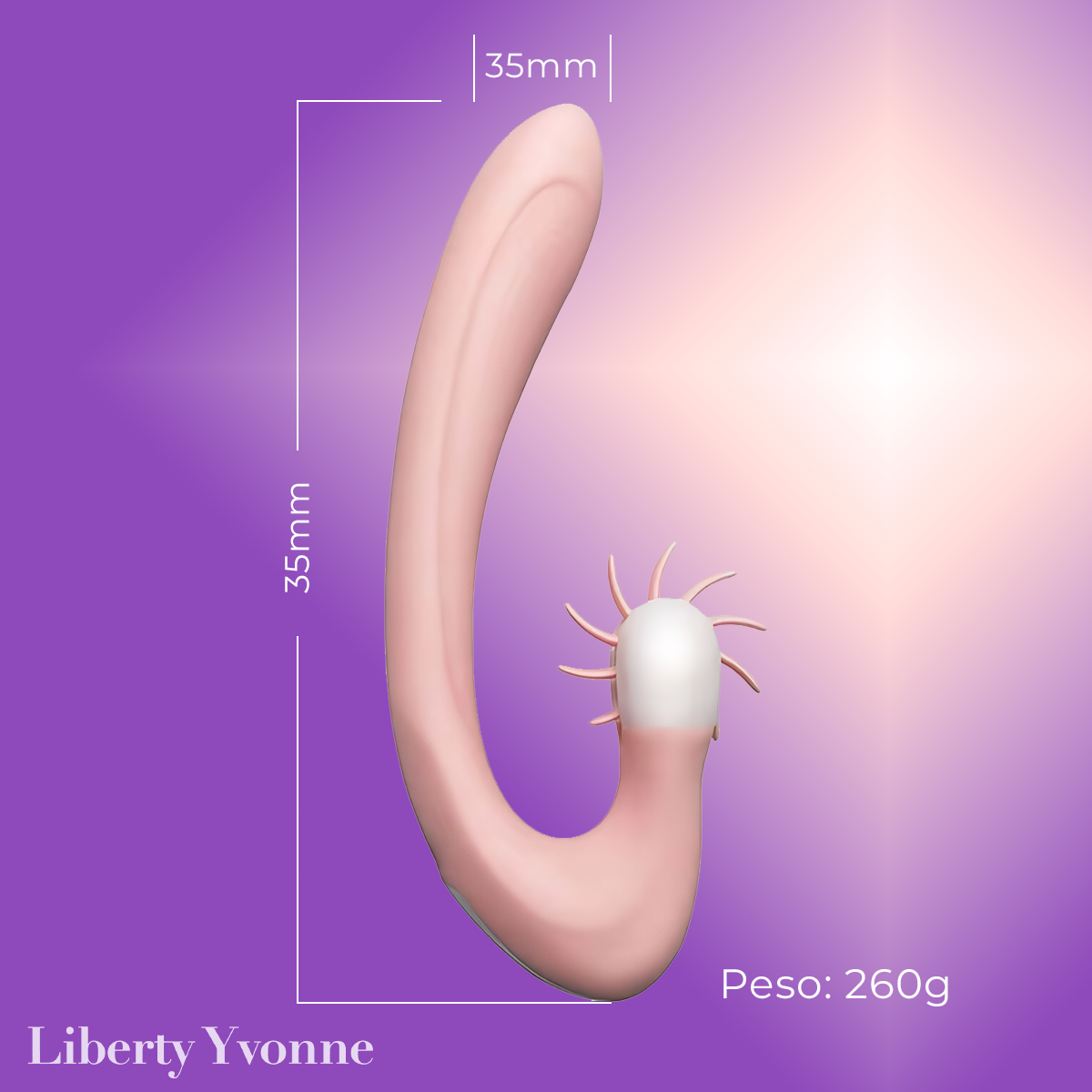 Vibrador Quilin De Silicona Hipoalergénica Suave Al Tacto