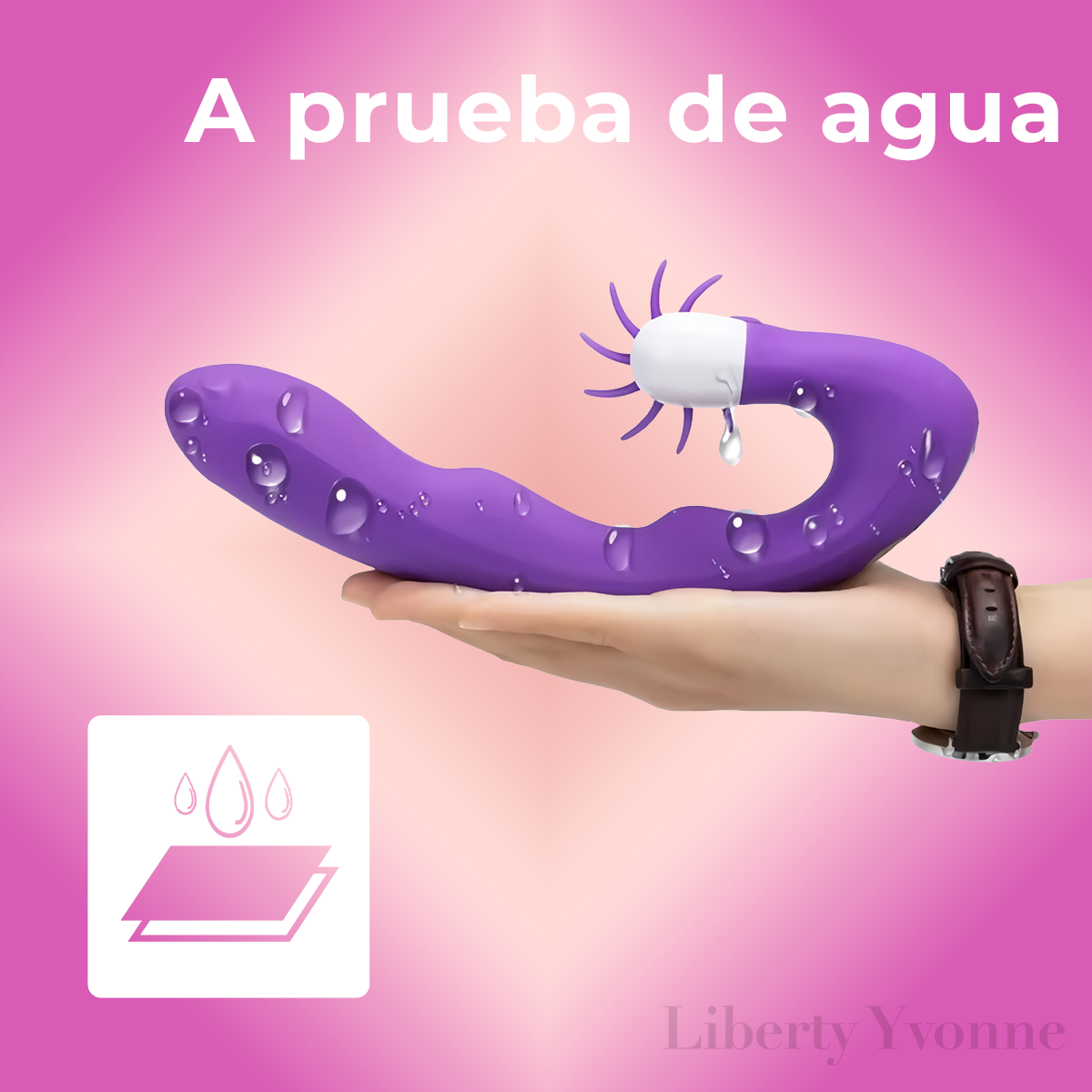Vibrador Rueda De Fuego Silicona Hipoalergénica Estimulante
