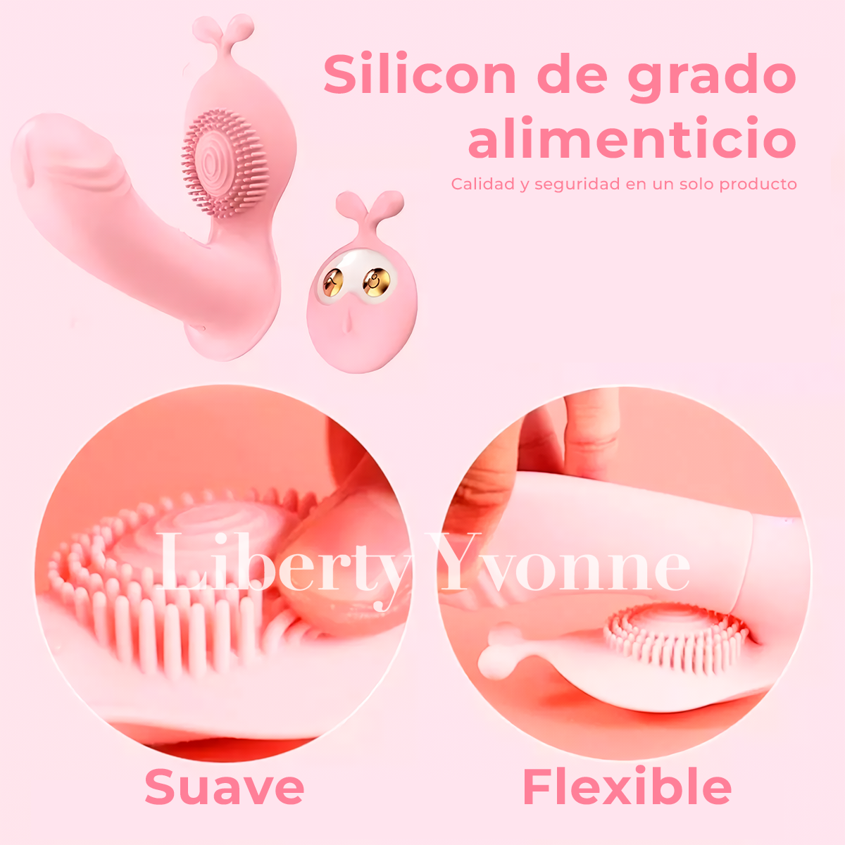 Vibrador Vaginal Conejito Lindo Doble Estimulación