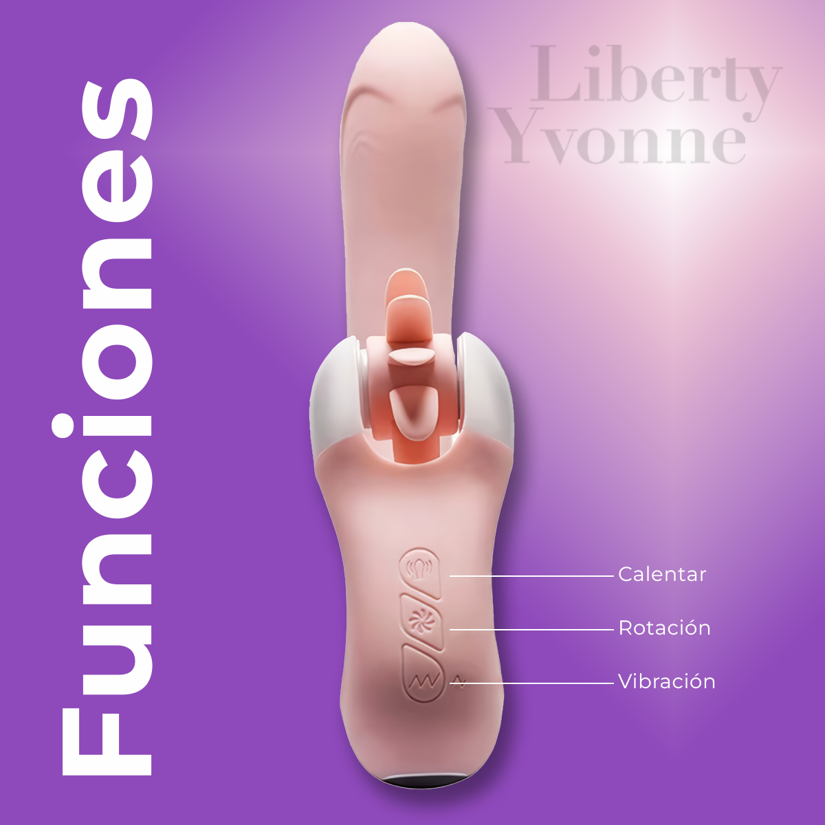 Vibrador Quilin De Silicona Hipoalergénica Suave Al Tacto
