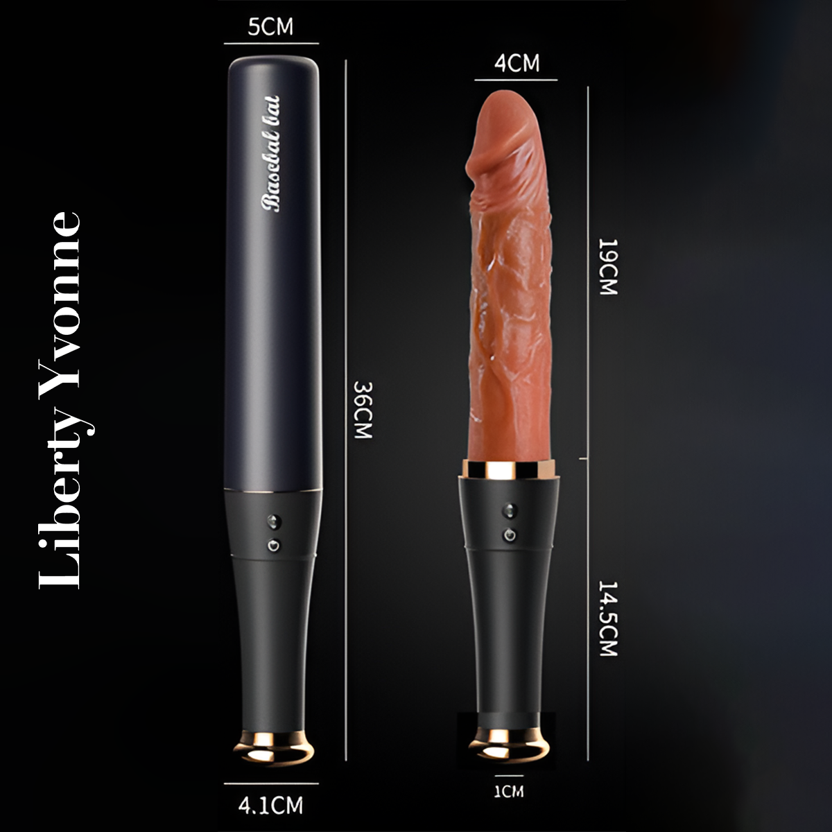 Vibrador Vaginal Bat De Beisbol Estimulador Silicona Suave